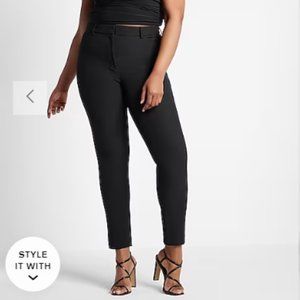 Editor High Waisted Skinny Pant Black